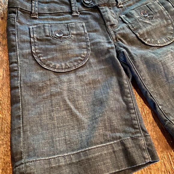 American Eagle High Waist Denim Shorts, Size 0 - Picture 3 of 11